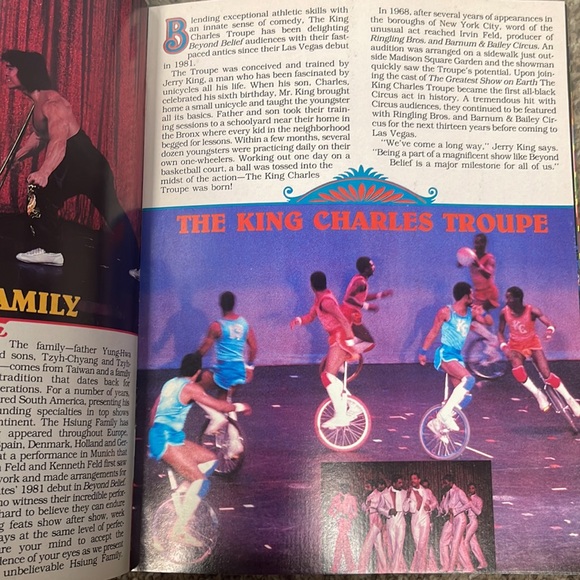 1983 Siegfried & Roy Beyond Belief Souvenir Program Showroom Copy - Picture 6 of 7